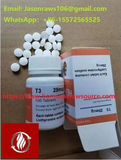 T3 (Liothyronine Sóidiam) 25mcg Le haghaidh Bodybuilding CAS:6893-02-3
